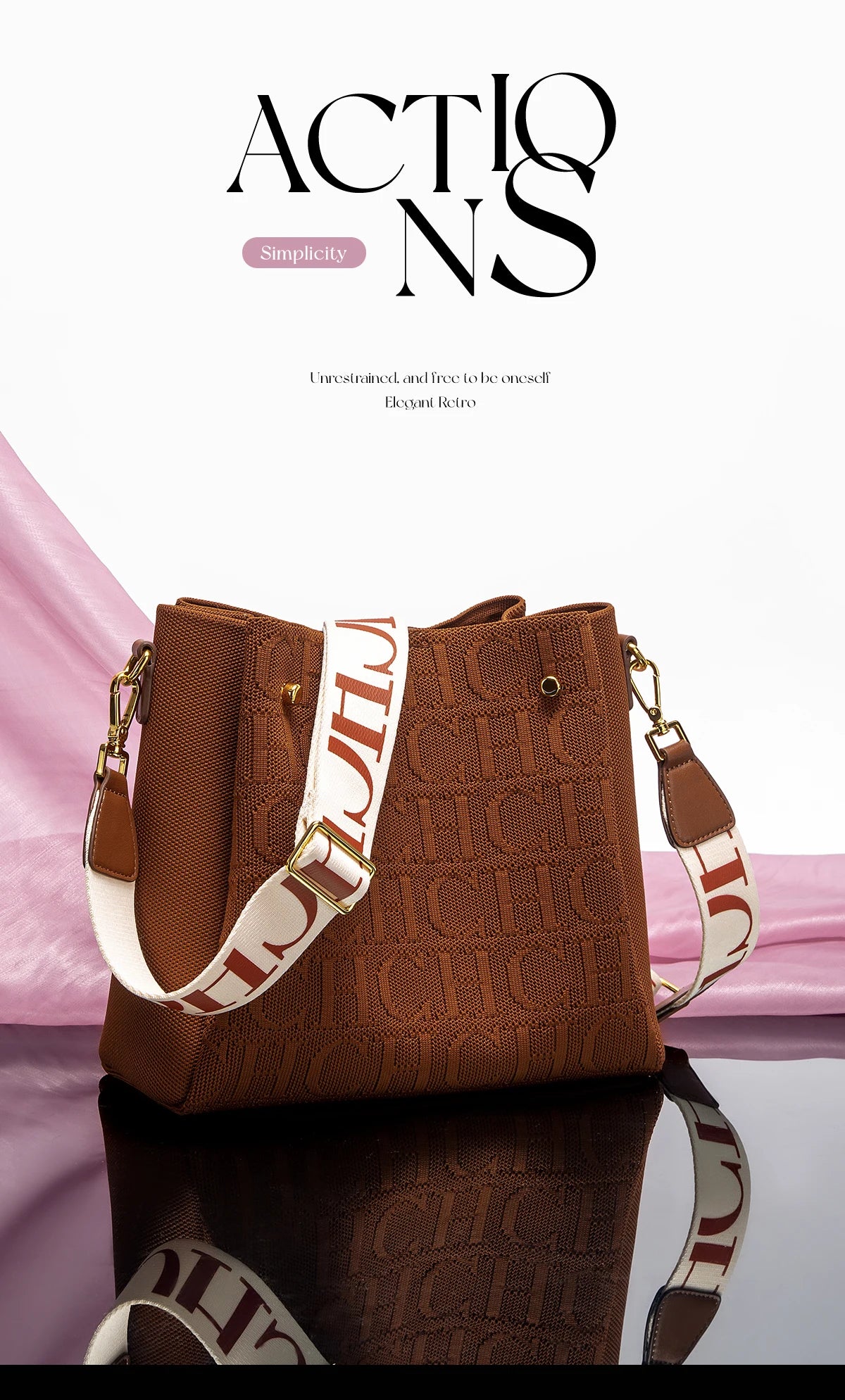Crossbody Bag Synthetic Leather Purse for Women, Large Capacity 25.5x22.5x13cm Lightweight Bag, 5 Color Options