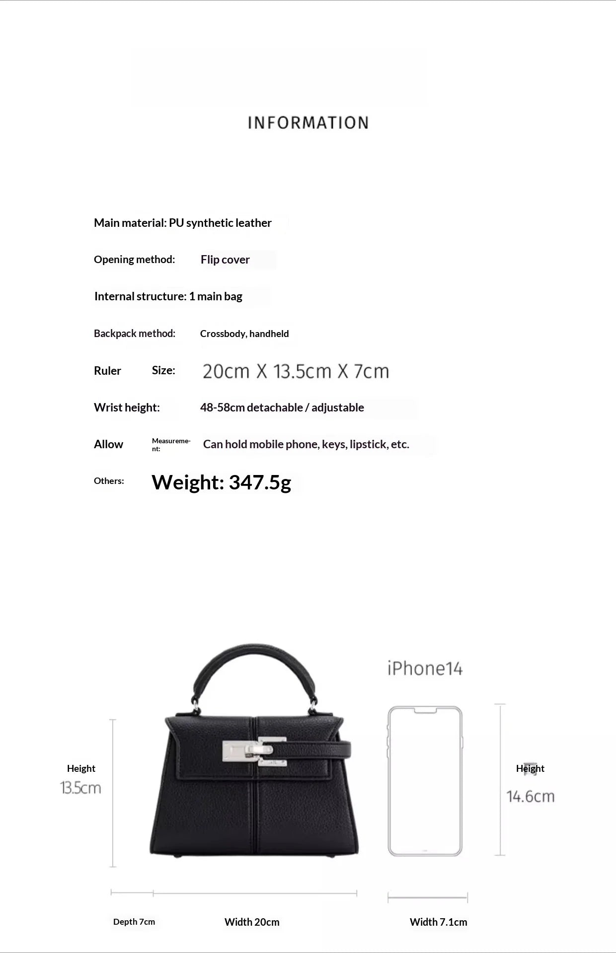 JW PEI Trapezoidal Bag, New Style, Genuine Leather, Women's Bag, High-End, Versatile, Crossbody Bag, Fashionable, Niche Style