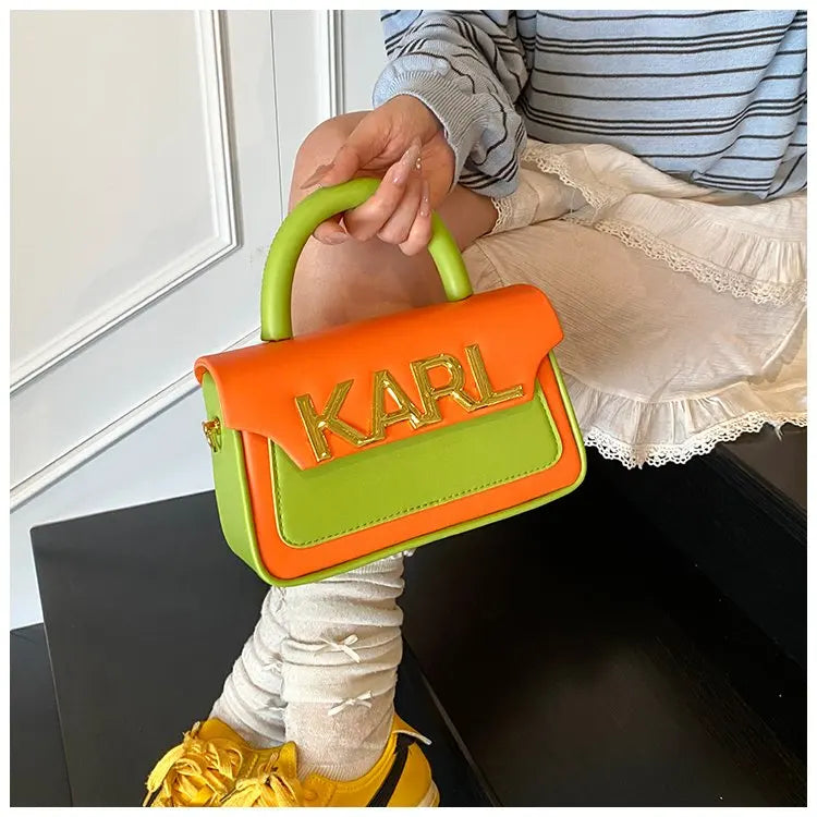 Solid Color Diaper Bag Letter Logo High End Minimalist Trendy Tote Bag For Women Shoulder Bag Large Capacity