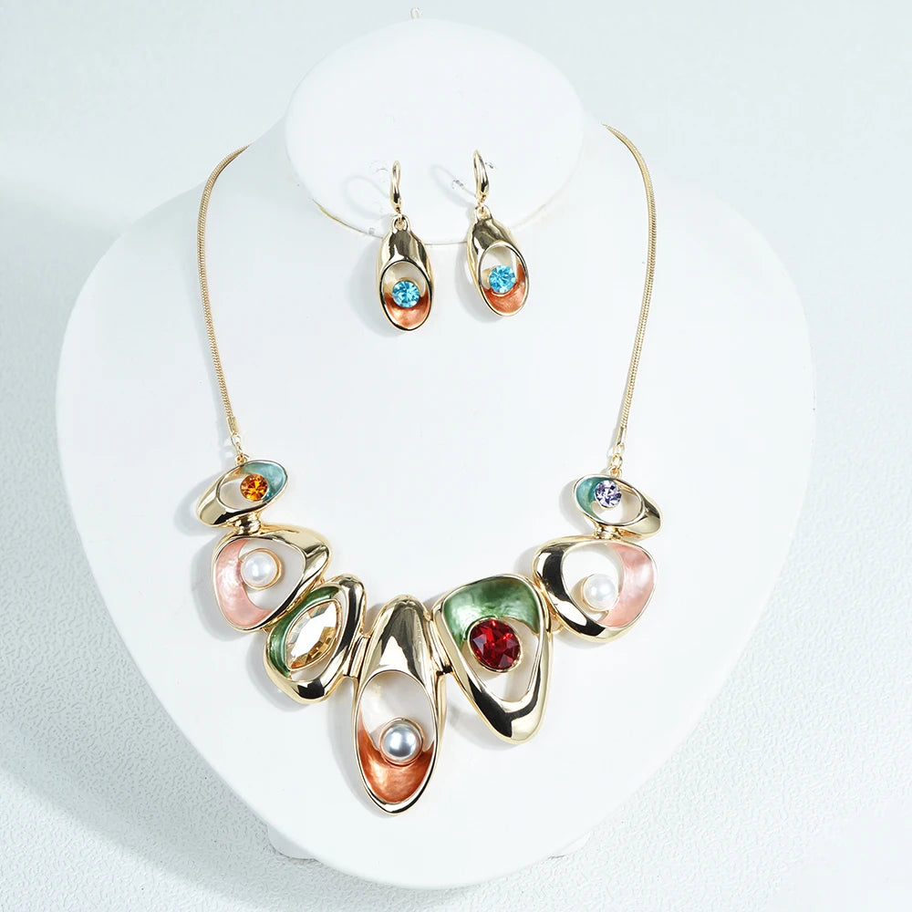 ICEYY Designer Gold Luxury Jewelry Set