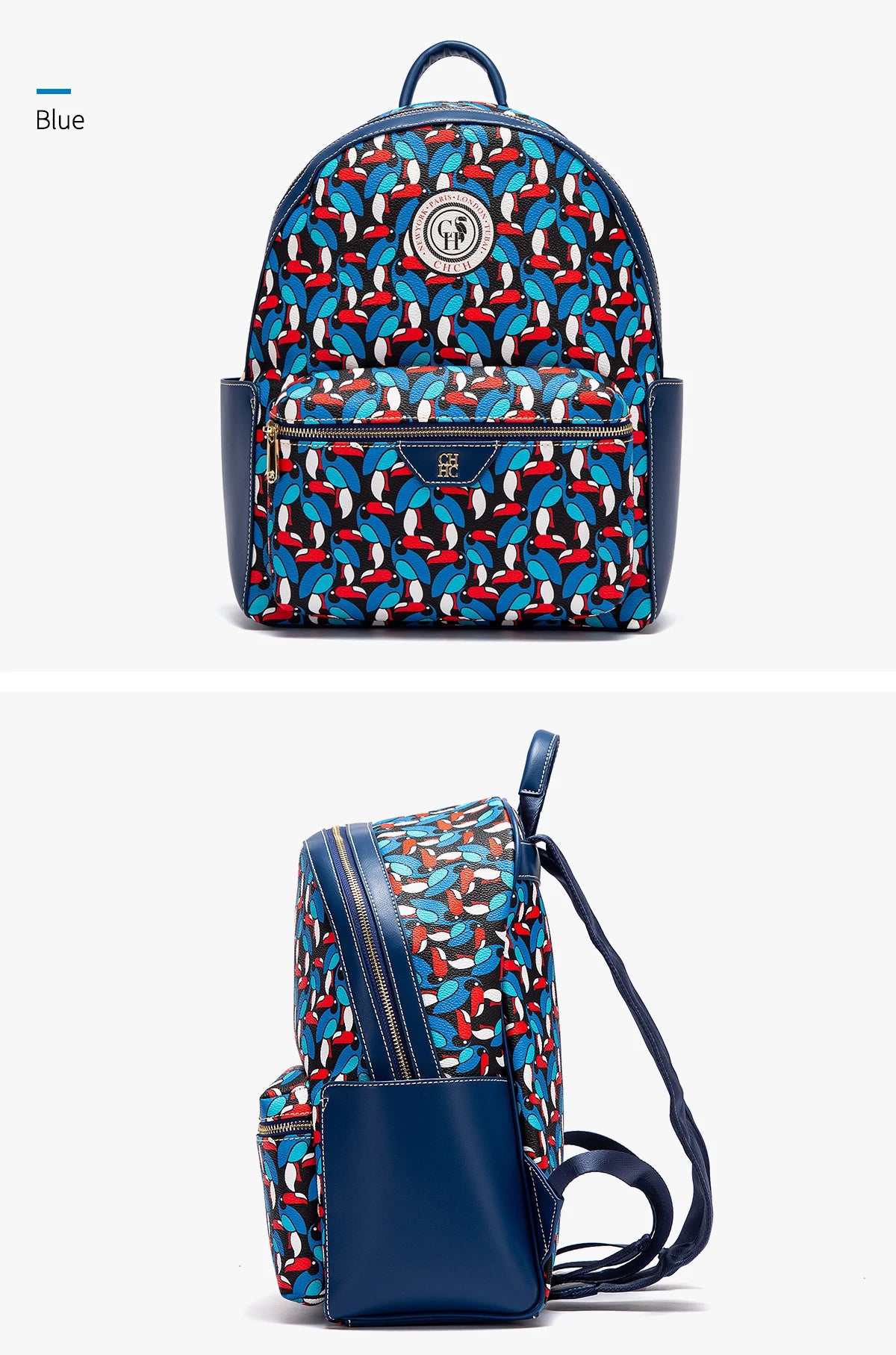 CH Unique Printed Design Women's Backpack Rugged Backpack Fashion Women's Backpack New 2025 Large Capacity Printed Travel Bag
