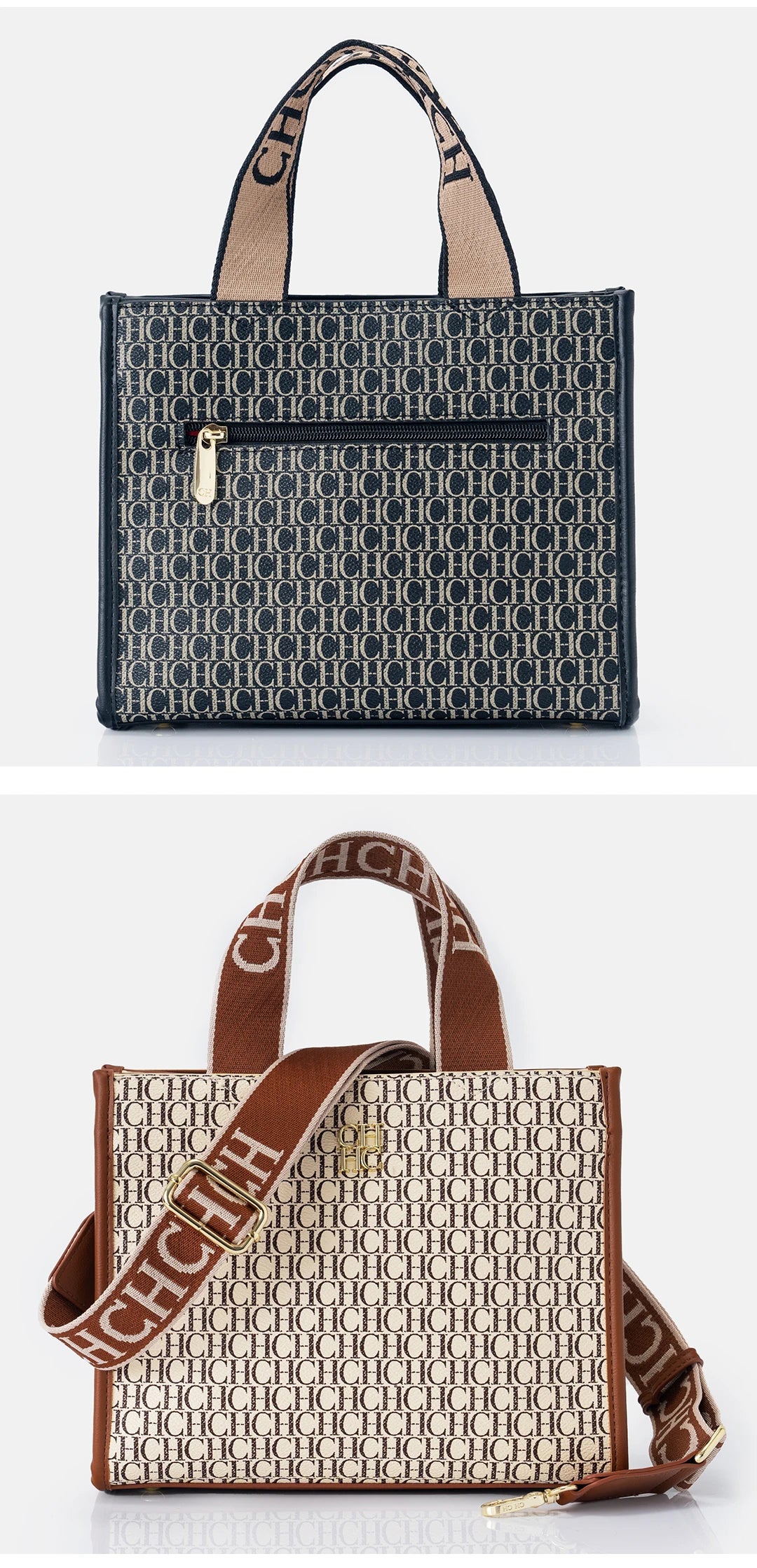 CH Fashion High Quality Women's Bags Metal Logo Casual Large Capacity Light Luxury Brand Designer 2025 New Women's Handbag