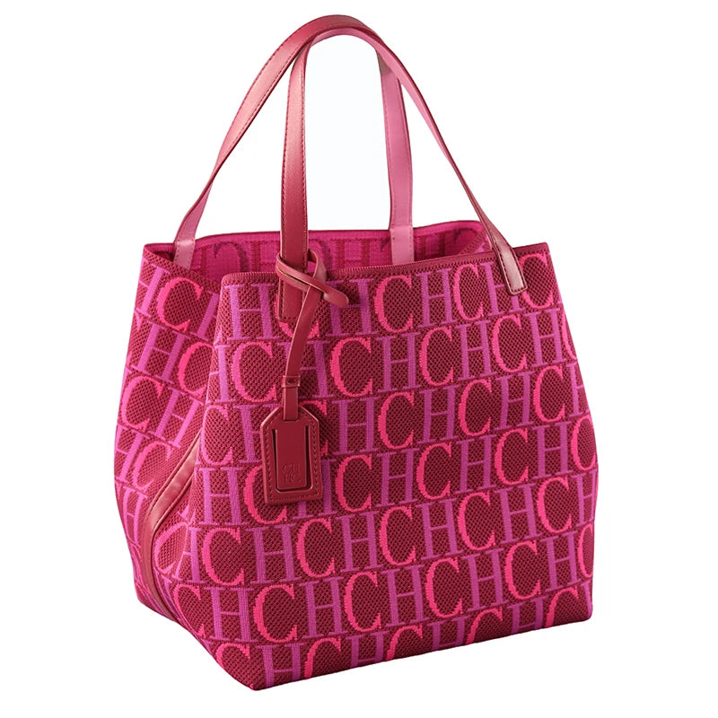 CH Brand Women's Handbag Autumn/Winter New Large Capacity Multi functional Letter Flyknit Design 2026 New Women's Tote Bag