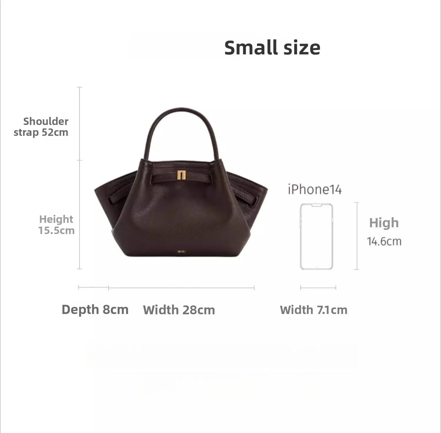 JW PEI Dumpling Bag, Large Capacity, Shoulder Bag, Handbag, Tote Bag, Women's Bag.