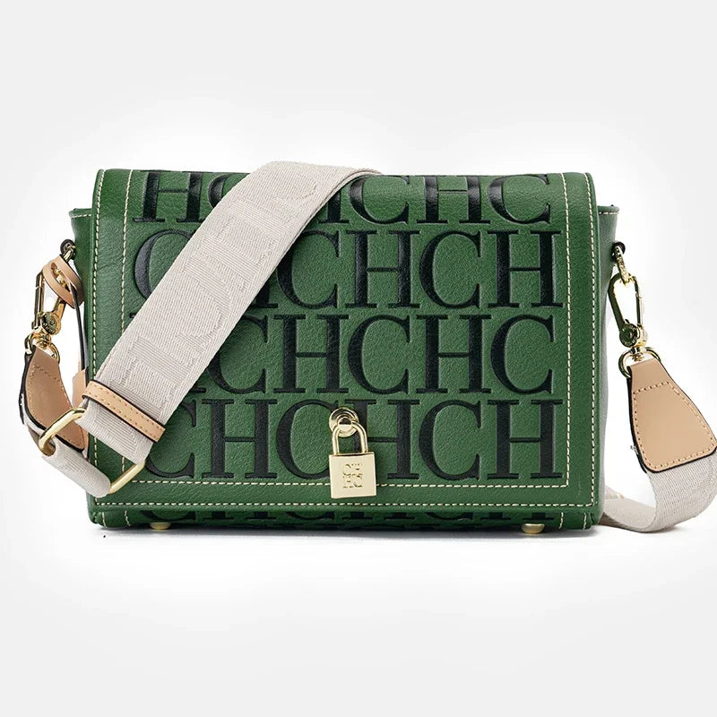 New Crossbody Bag Letter Print High Quality Woman's Brand Trend Vintage Fashion Elegant 2025 Classic Style Ladies Bag