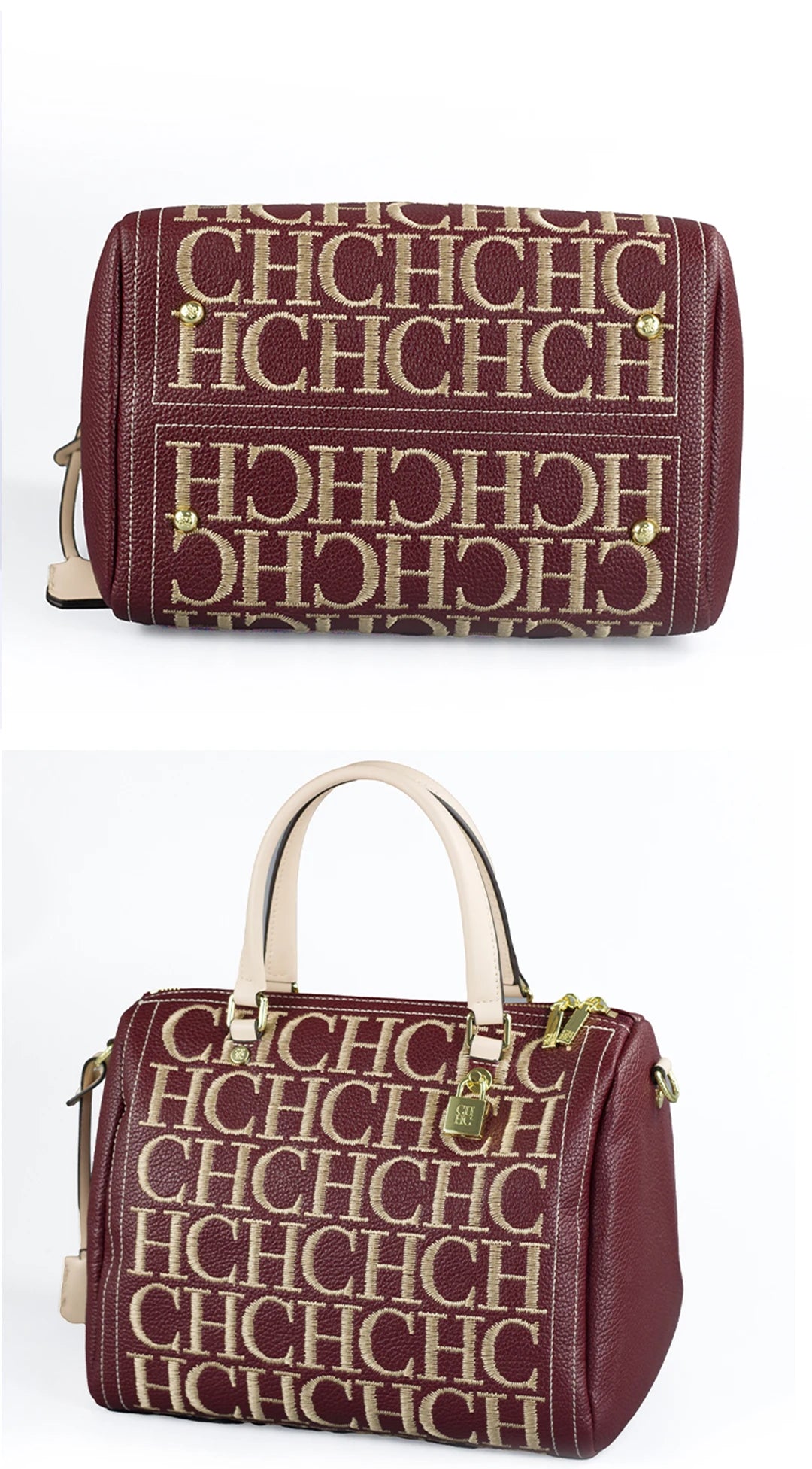 CH Women's Boston Bag Luxury Handbag Large Capacity Tote Bag 2026 New Designer Shoulder Bag for Ladies