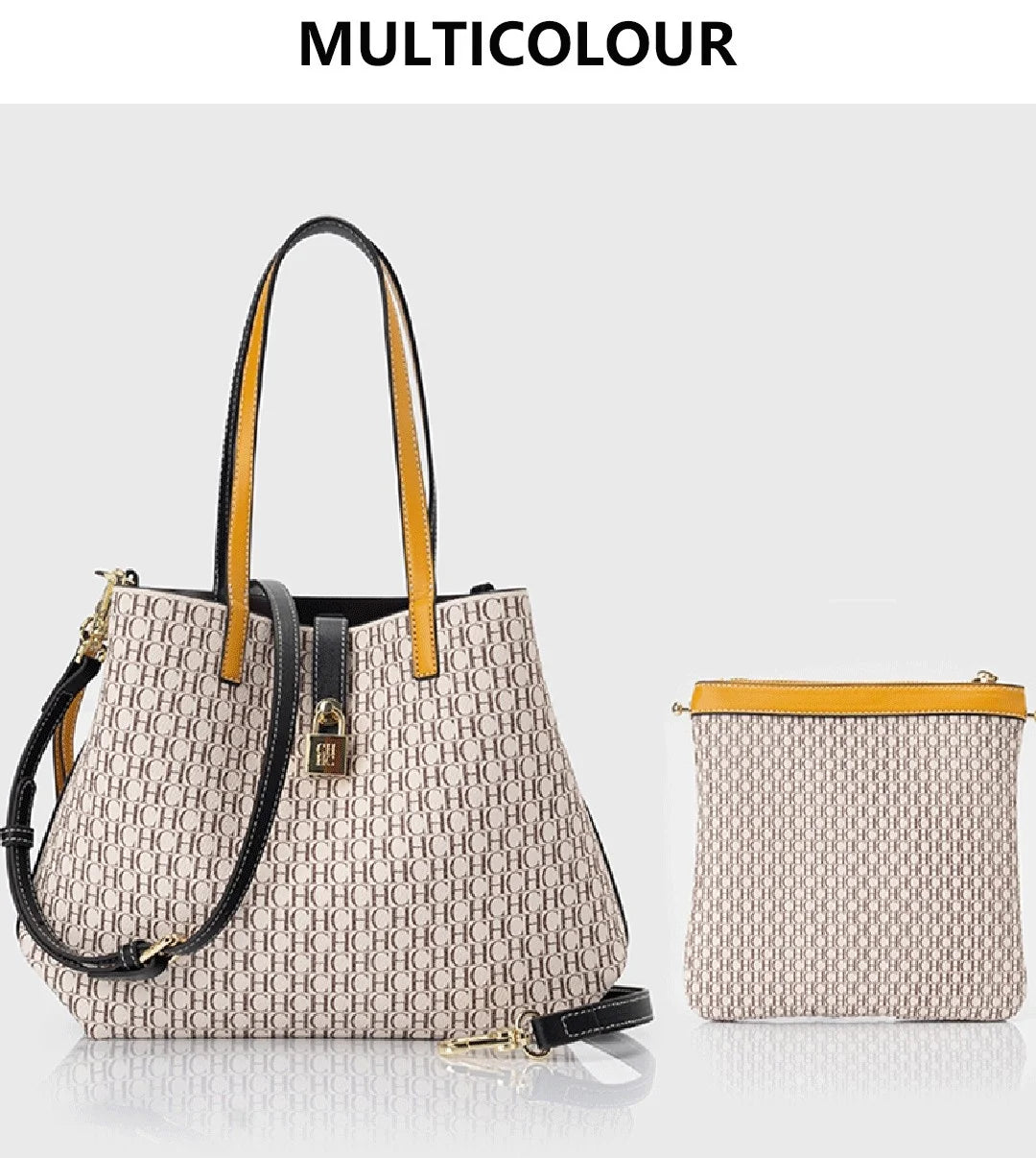 Premium Versatile PU Leather Crossbody Bag Ladies Large Capacity Daily Commuter Tote Bag Letter Print Design Ladies Fashion