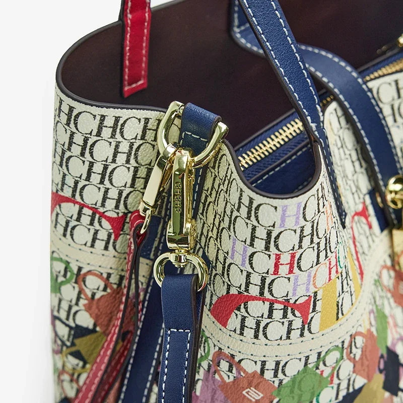 Brand Classic Pattern Letter Design Shoulder Bag Can Be Crossbody High Quality Elegant Fashion New Women's Bag Large Capacity