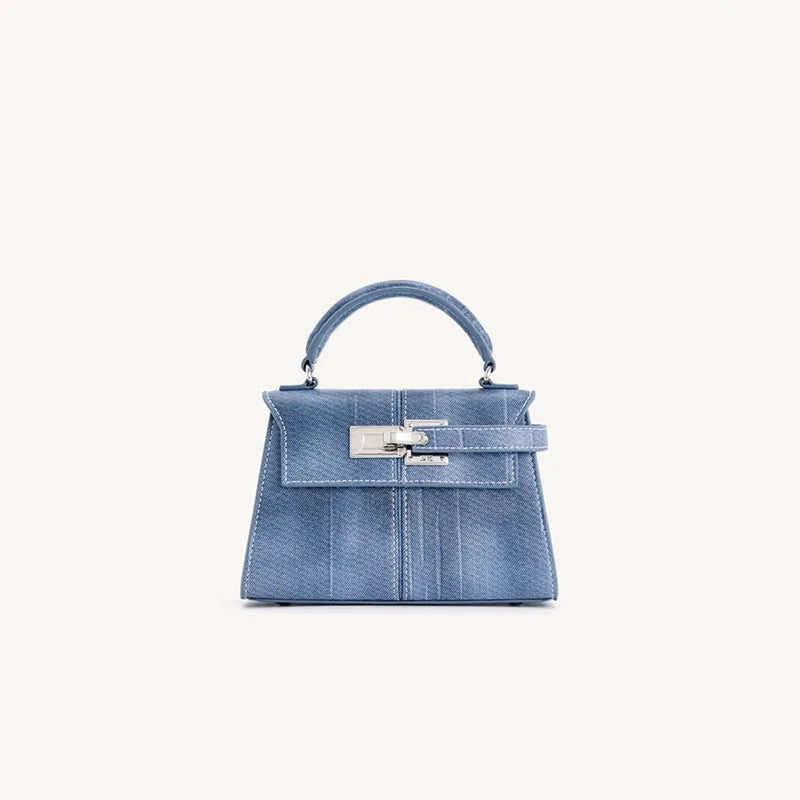 JW PEI Trapezoidal Bag, New Style, Genuine Leather, Women's Bag, High-End, Versatile, Crossbody Bag, Fashionable, Niche Style