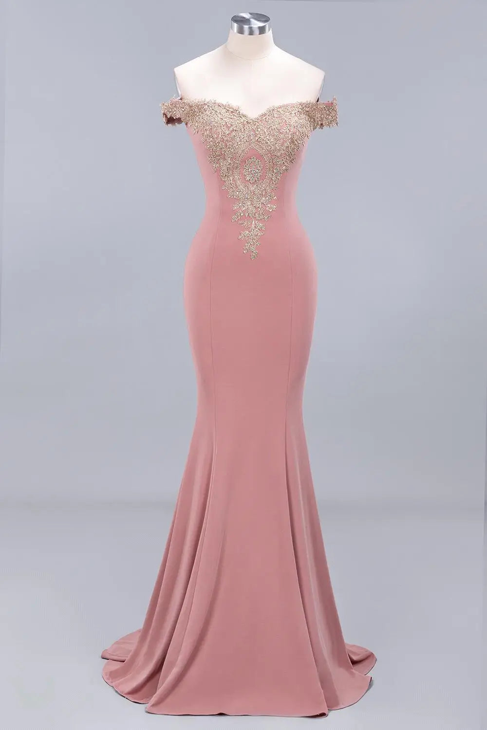 Gold Rose Lace Mermaid Prom Dresses For Women Burgundy Long Sexy Open Back Cap Sleeve Elegant Evening Party Gown Vestido de Gala
