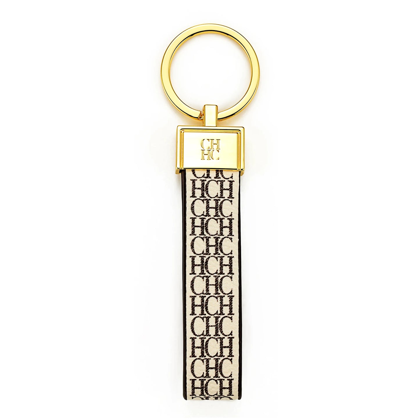 CH Niche High-end Keychain Leather Keychain Unique Printing Design Fashion Keychain Simple and Exquisite Style Gifts