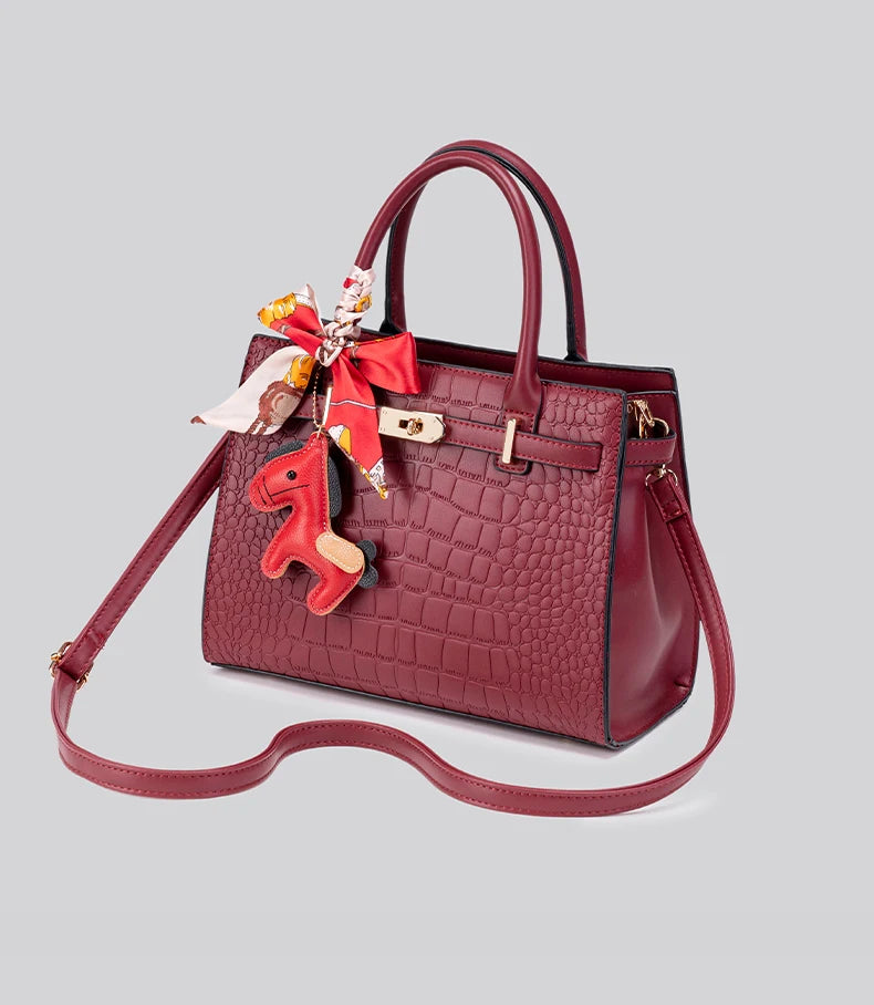 large-capacity multi-functional crossbody bag, PU leather