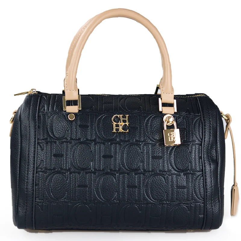 CH Women Handbag Shoulder Bag Embossed Logo Pattern Fashionable Ladies Casual 2026 New Trendy Popular Crossbody Bag Hot Sale