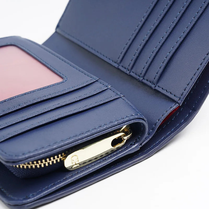 Embossed PU Leather Long Wallet