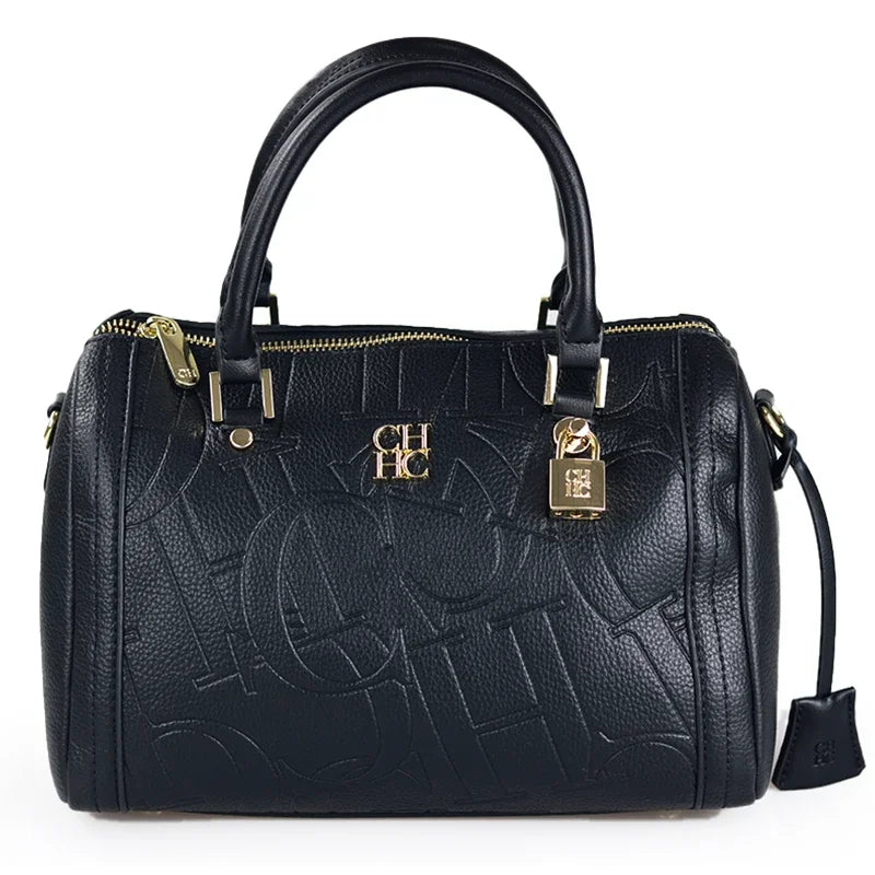 CH Women Handbag Shoulder Bag Embossed Logo Pattern Fashionable Ladies Casual 2026 New Trendy Popular Crossbody Bag Hot Sale