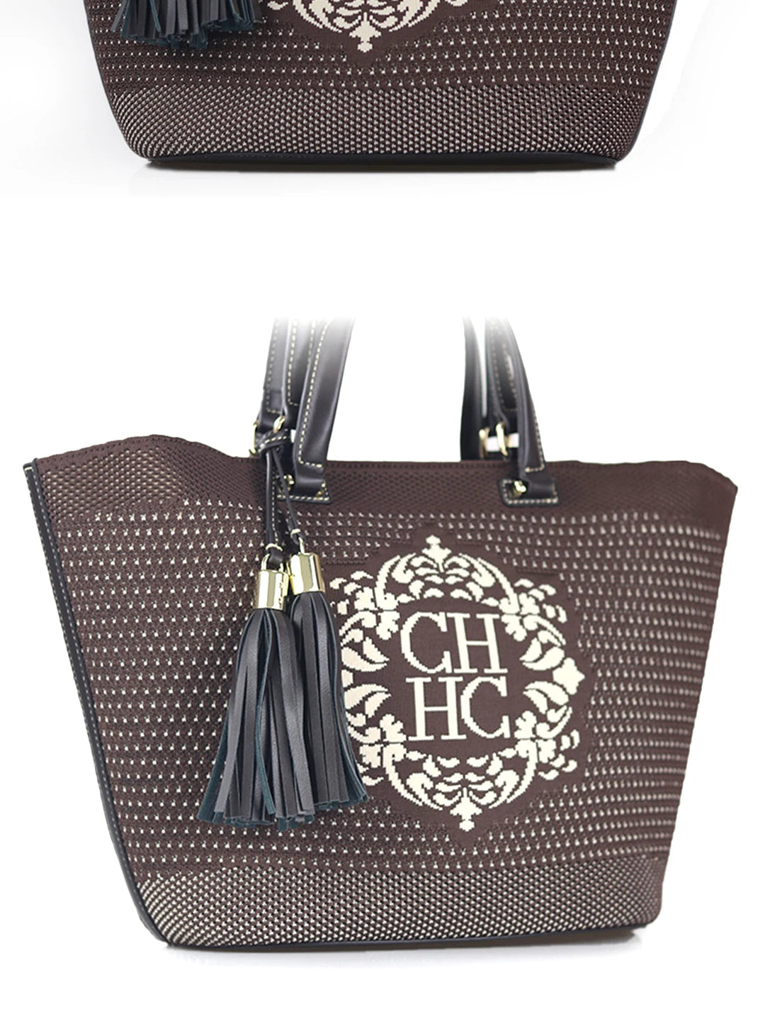 Large Shoulder Bag 43x26.5x15.7cm, Lightweight Foldable PU Tote Bag, Spacious Work Travel Purse, Multipurpose Carryall