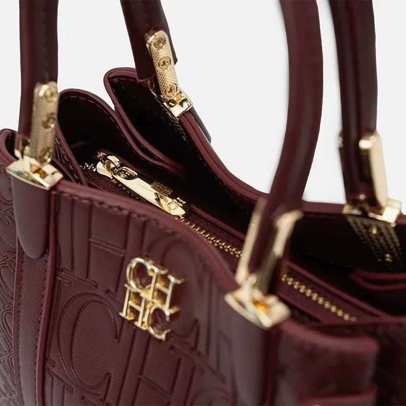 CH Large Capacity Women's Tote Bag Multifunctional 2026 New High Quality Hardware Brand Logo Vintage Fashion Women's Tote Bag