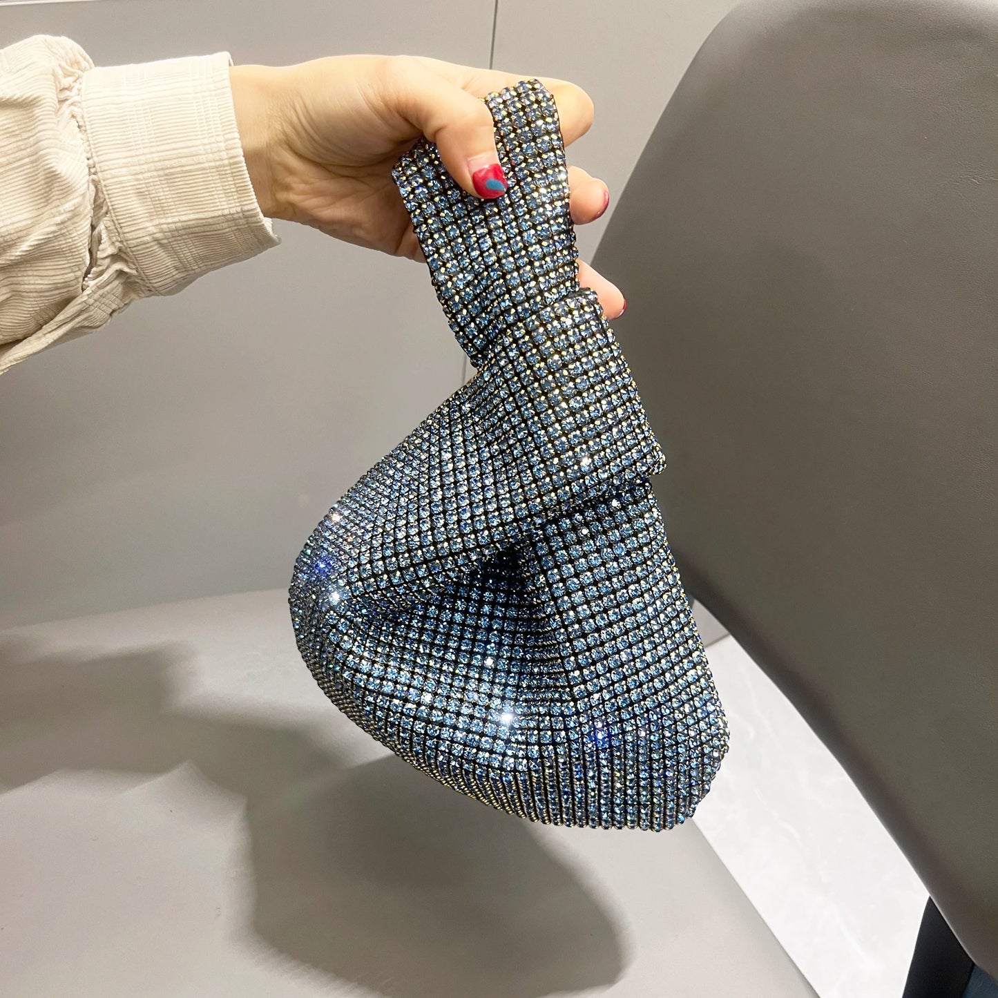 Luxury Designer Rhinestones Clutch Purse Bag for women handle bag Shoulder Bag Purse Shiny Crystal Purses and Handbag eveing bag