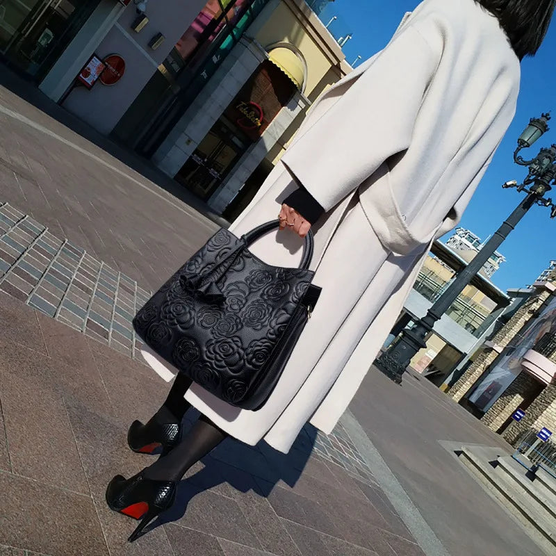 Camellia Large Capacity Tote Bag