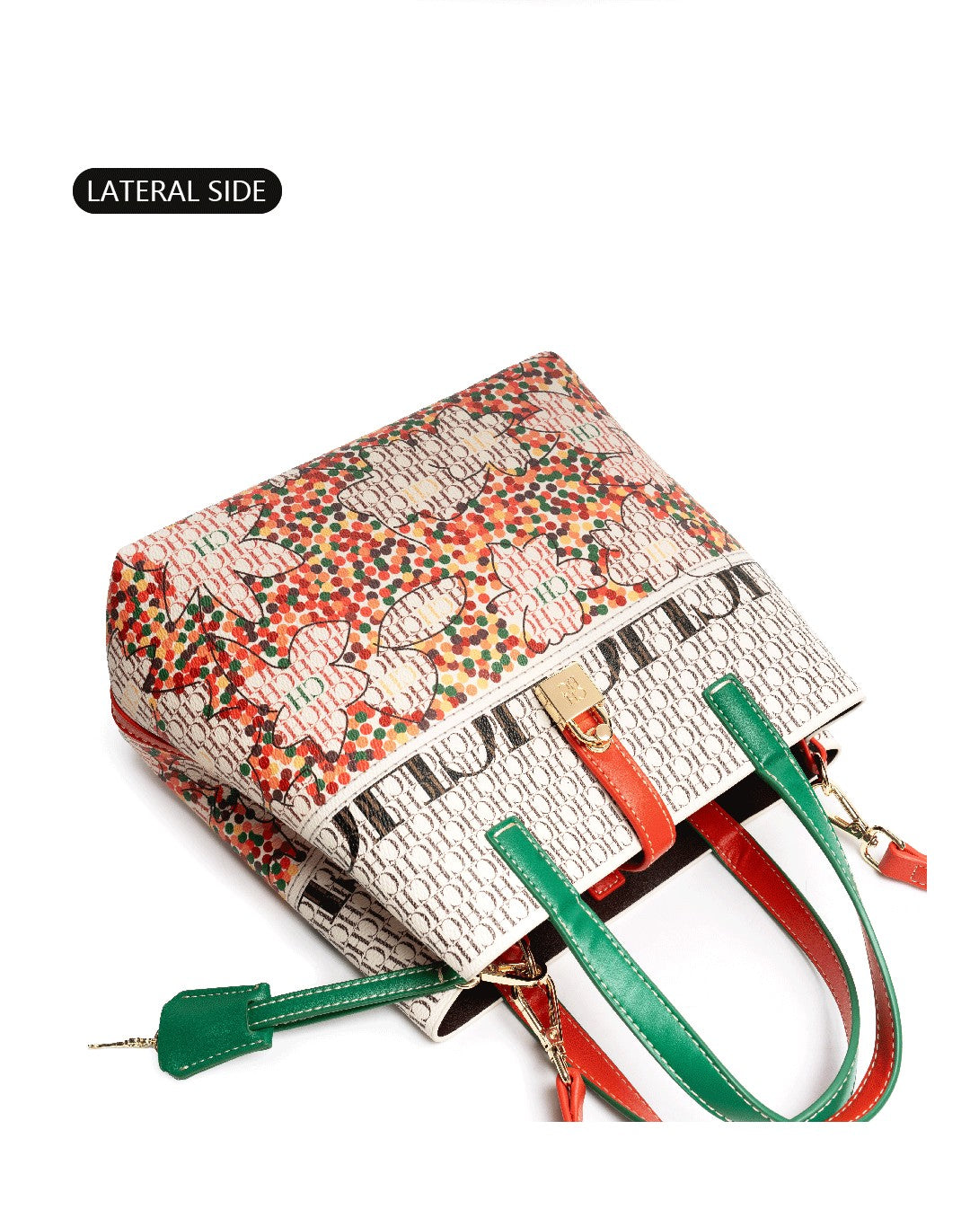 Women's Shoulder Large Capacity Bag Exquisite Flower Printed Women's Leather Bag Fashion Design New 2025 Women's Handbag Printed