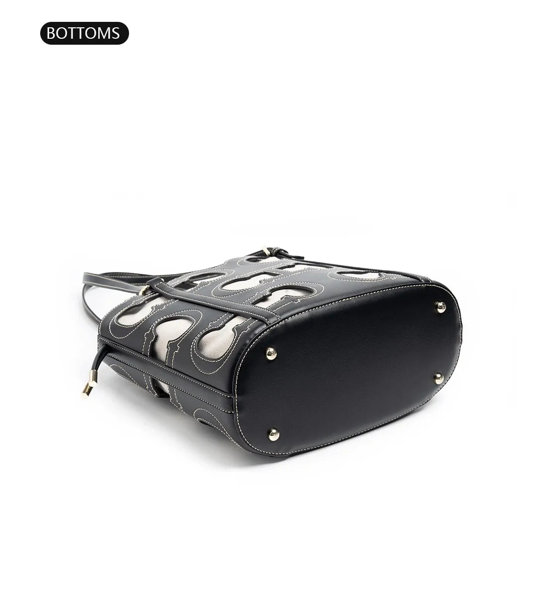 CH Tote Bag Cutout Logo  Large Capacity Drawstring Shoulder Handbag Luxury brand designer Hollow Out Fashion Bucket Bag