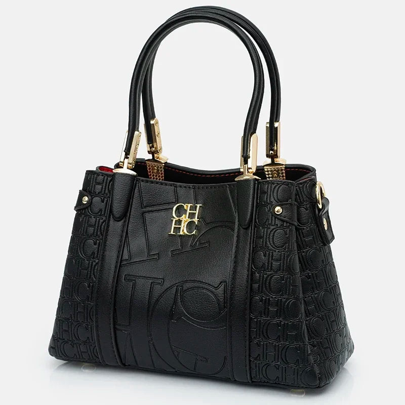 CH Large Capacity Women's Tote Bag Multifunctional 2026 New High Quality Hardware Brand Logo Vintage Fashion Women's Tote Bag