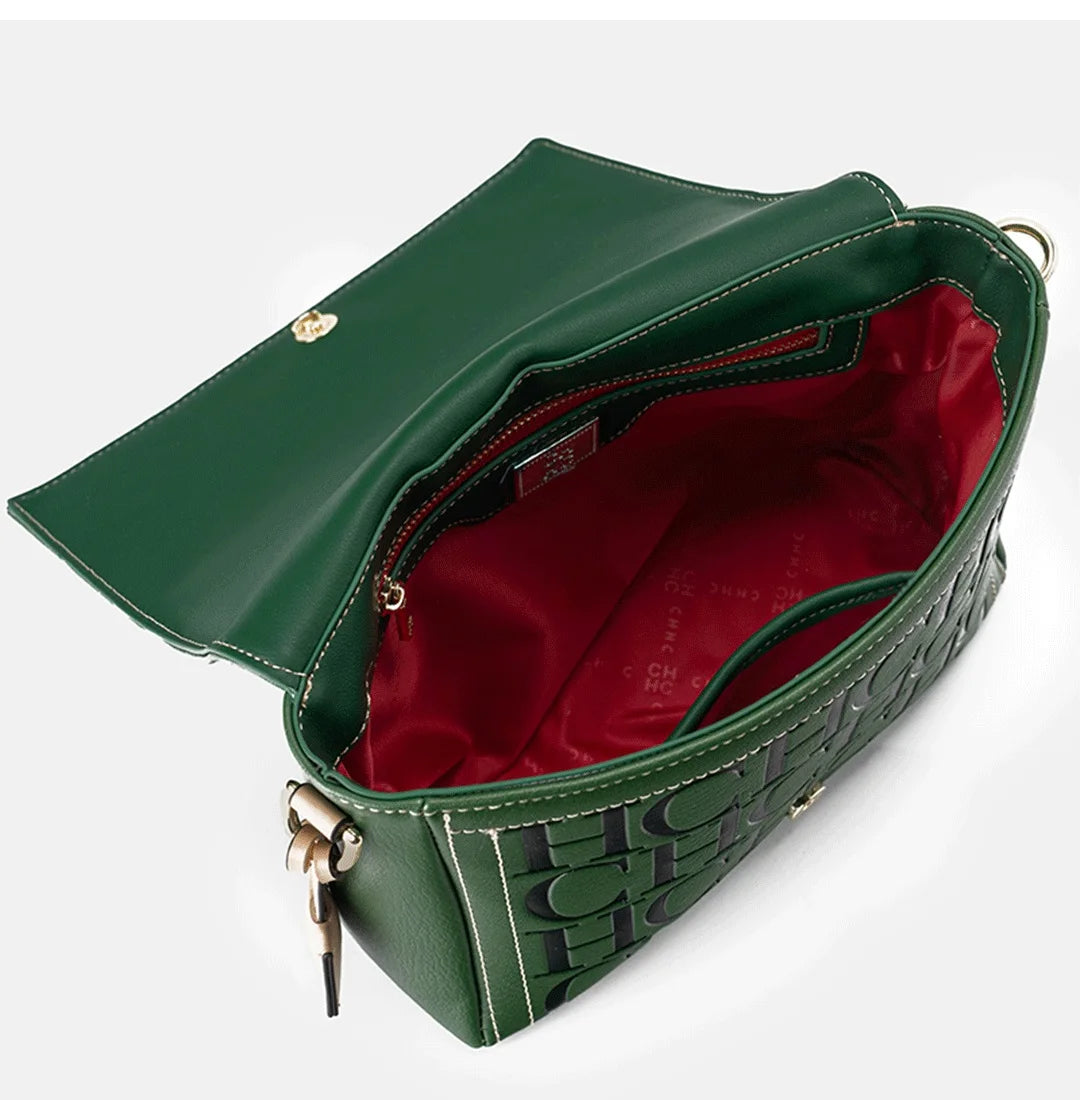 New Crossbody Bag Letter Print High Quality Woman's Brand Trend Vintage Fashion Elegant 2025 Classic Style Ladies Bag