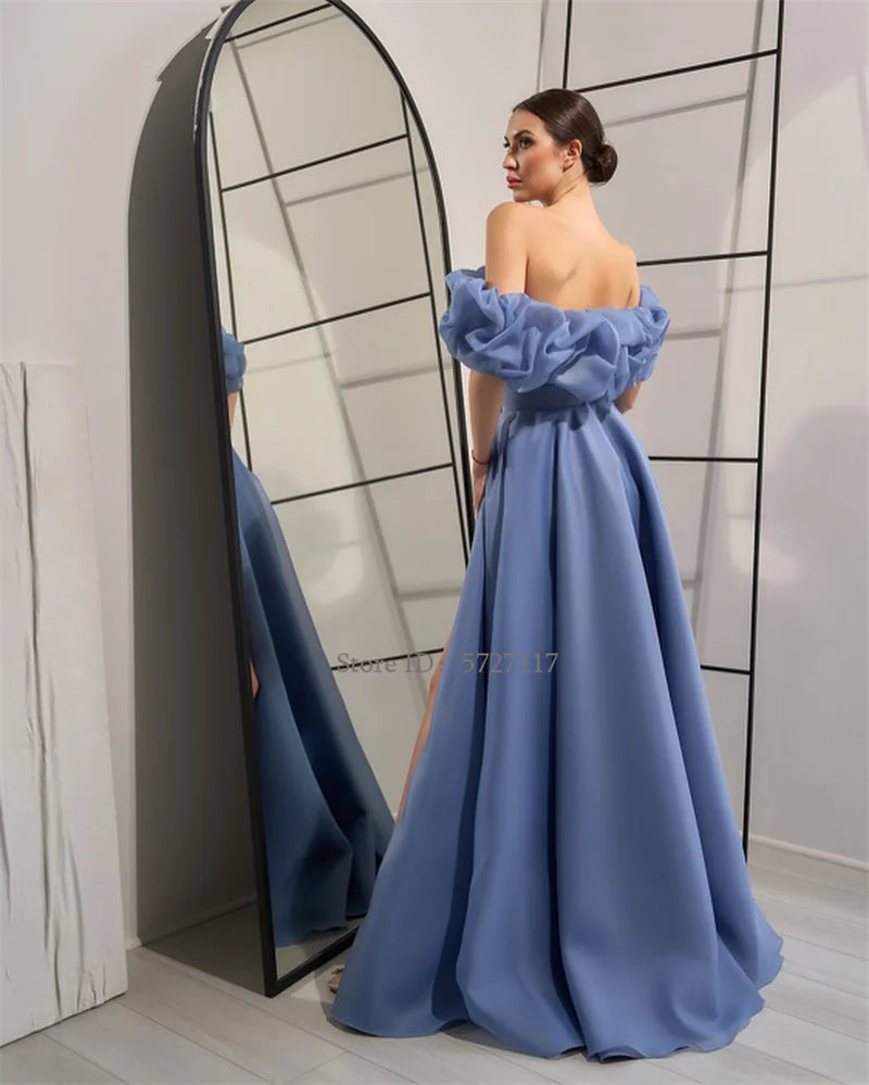 Grace Off-Shoulder Evening Gown