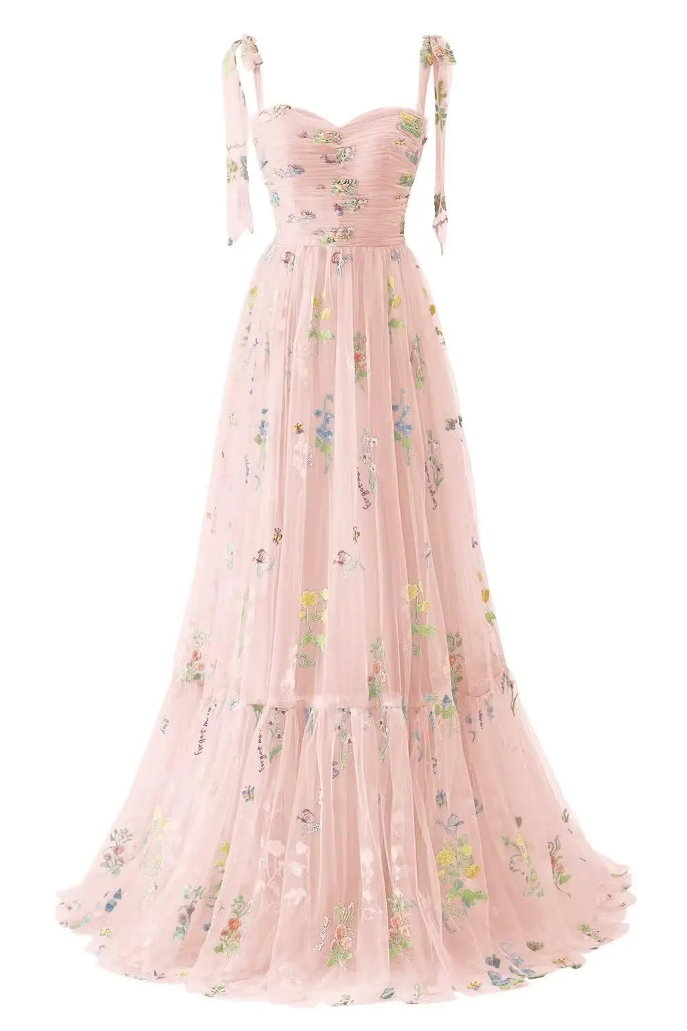 Lace Elegant Dress Women for Wedding Party Tulle Prom Dresses for Women Flower Embroidery A Line Formal Evening Party Gown
