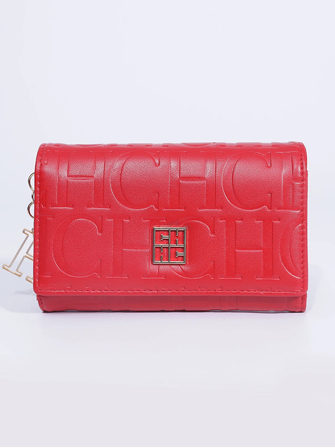 CH Luxury Card Bag Minimalist Chic Embossed Design Wallet Stylish Women Accessory Compact Multi Slot Card Holder Daily Essential