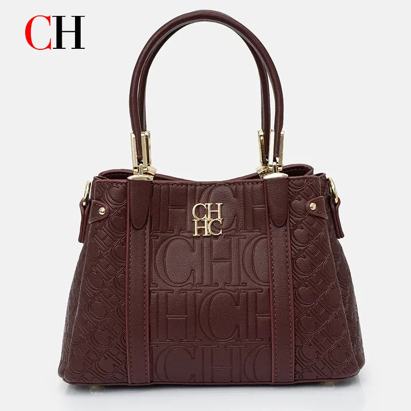 CH Large Capacity Women's Tote Bag Multifunctional 2026 New High Quality Hardware Brand Logo Vintage Fashion Women's Tote Bag