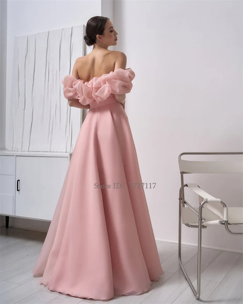 Grace Off-Shoulder Evening Gown