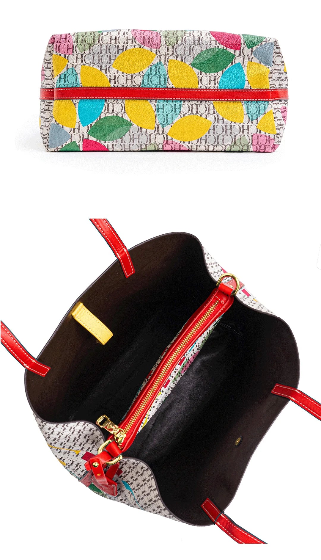 CH Simple Atmosphere Style Women's Handbag Fashion Women's Handbag Unique Print Design Women's Large Capacity Commuter Bag