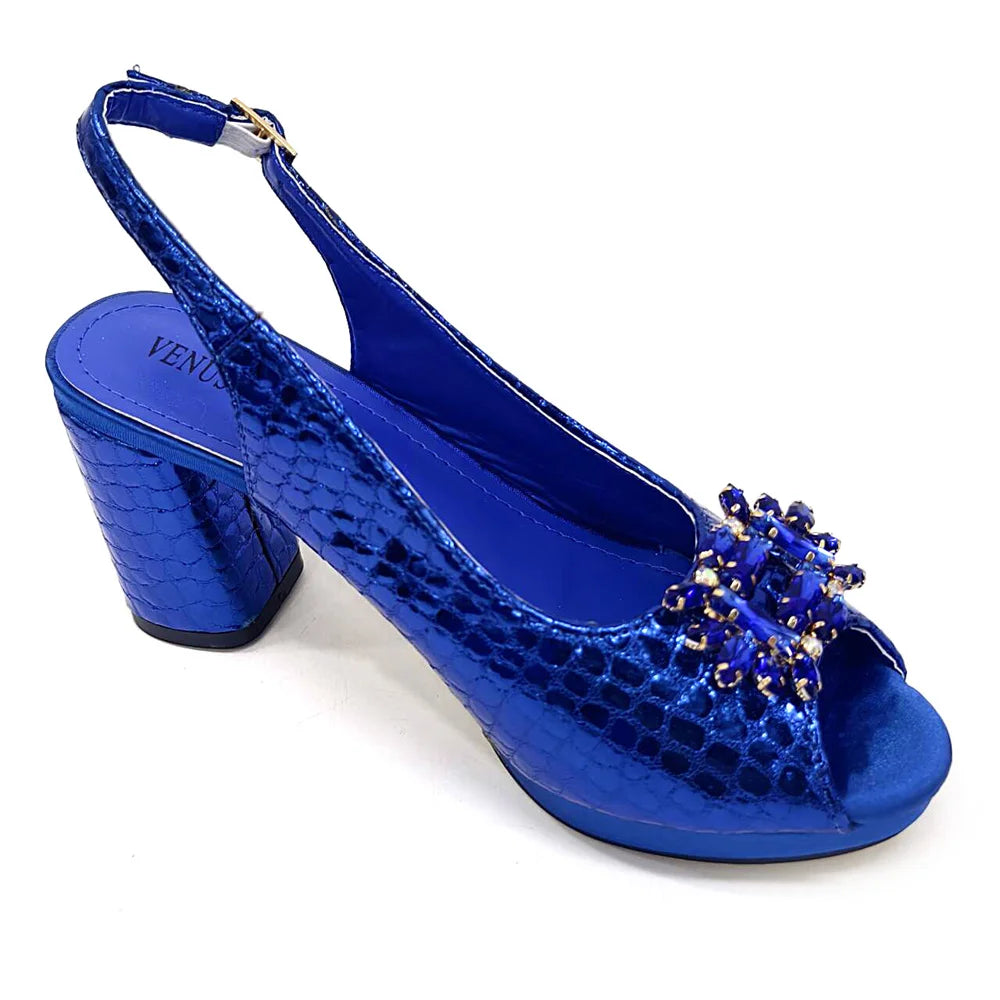 2024 Italian Design Rhinestone-encrusted Ladies Party Shoes And Special Bag High Heels And Dual Purpose Bag Women's Shoes
