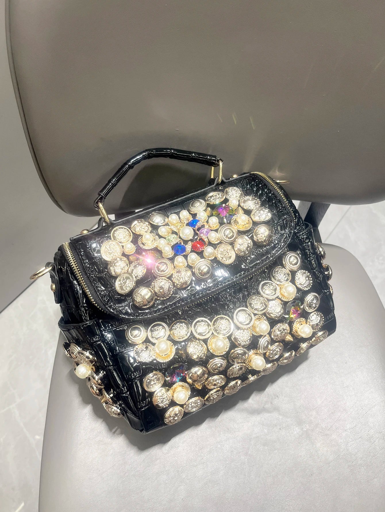 Handbag for women purses and handbag luxury Designer Handmade Women's bag Casual black bucket Female Messenger shoulder Bag new