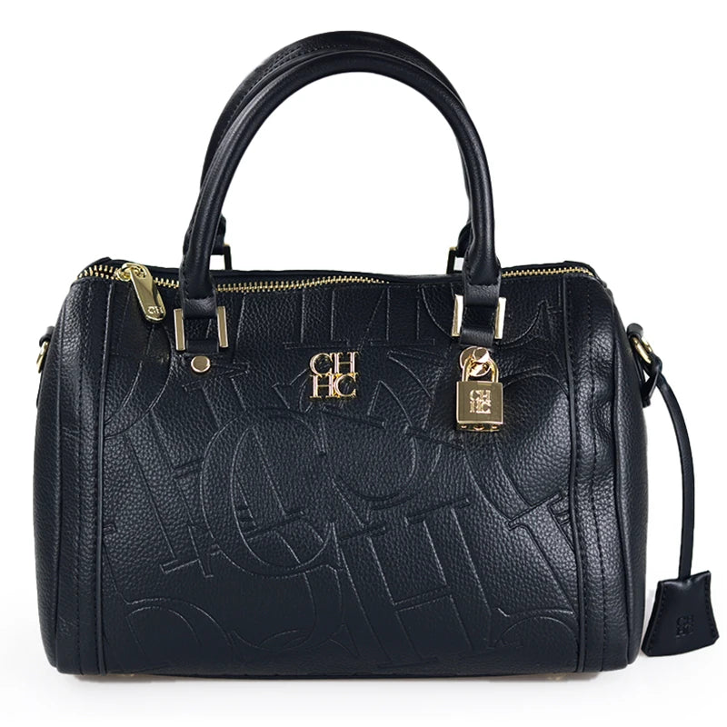 CH Women Handbag Shoulder Bag Embossed Logo Pattern Fashionable Ladies Casual 2026 New Trendy Popular Crossbody Bag Hot Sale