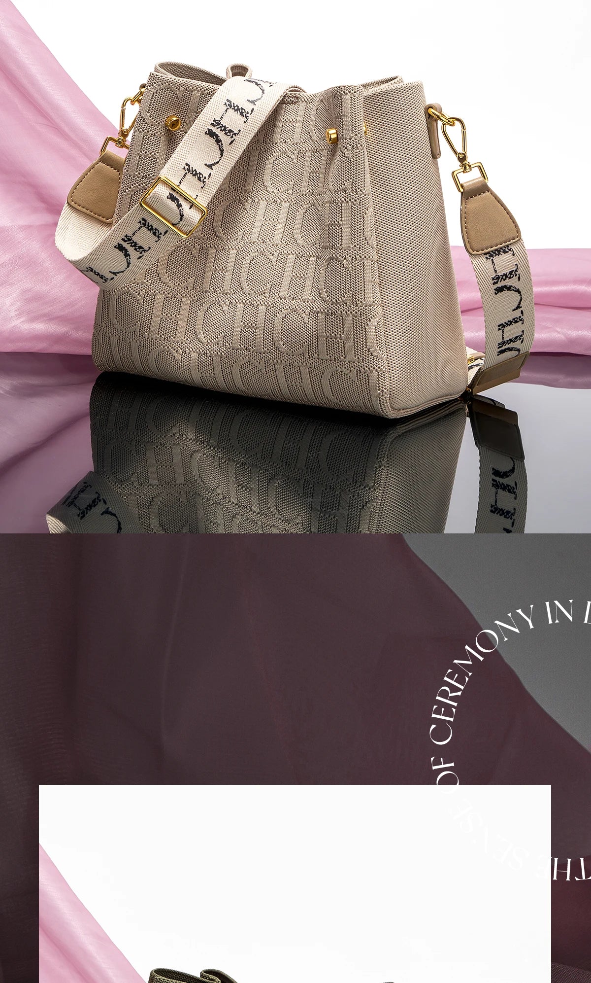 Crossbody Bag Synthetic Leather Purse for Women, Large Capacity 25.5x22.5x13cm Lightweight Bag, 5 Color Options