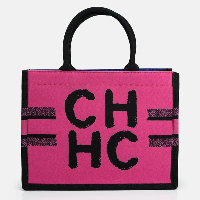 High Quality Multiple Colors Available Fashionable Women's Tote Bag Large Capacity Fine 2025 New Graffiti Design Tote Bag