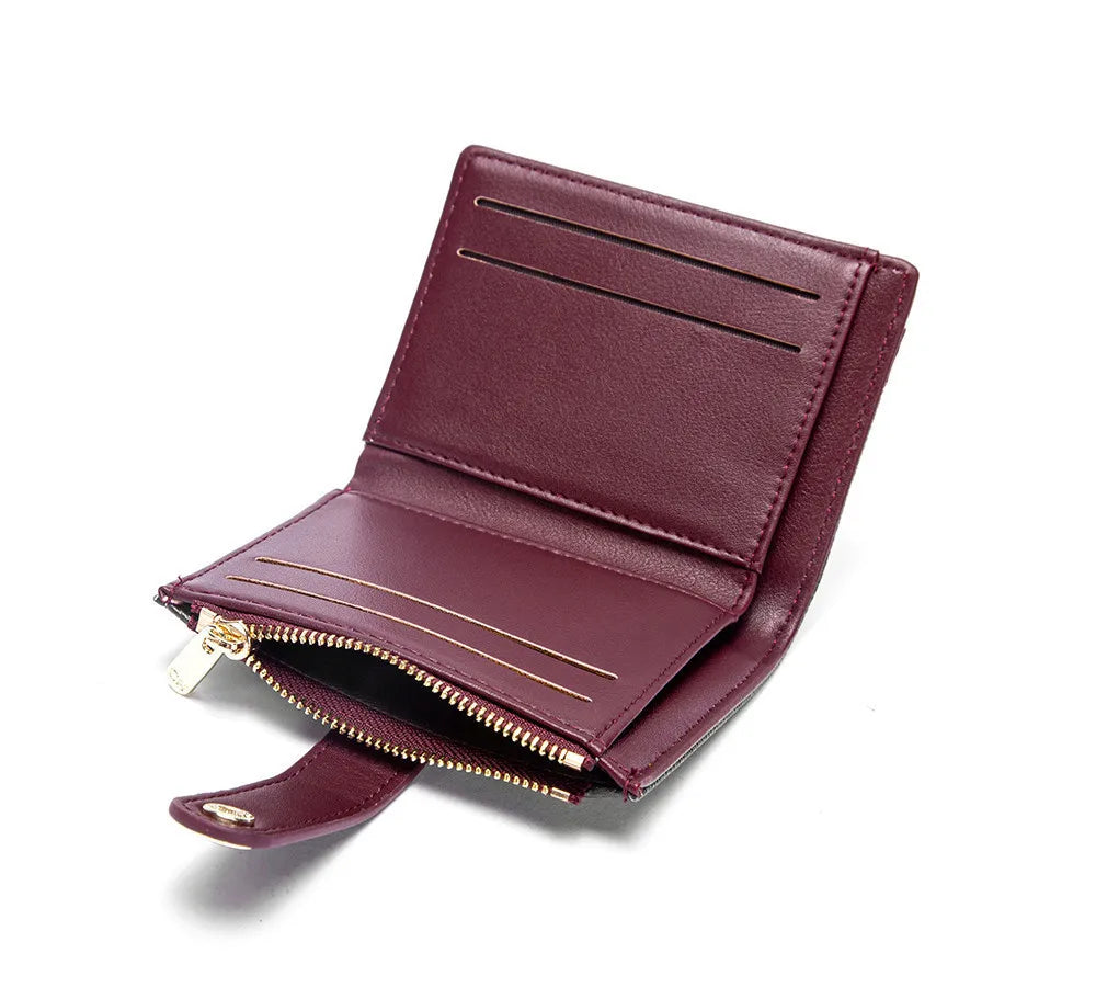 CH New Classic Folding Money Clip Compact Lightweight Luxury Brand Design Sense Letter Decoration Card Bag Women Zero Wallet