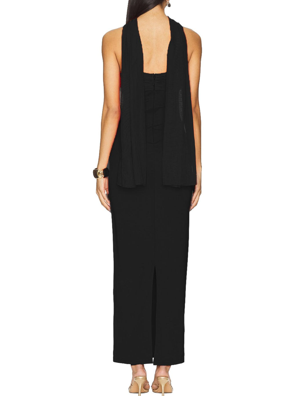 Ruched Tube Maxi Dress - TrendNest