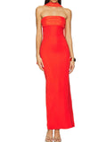 Ruched Tube Maxi Dress - TrendNest