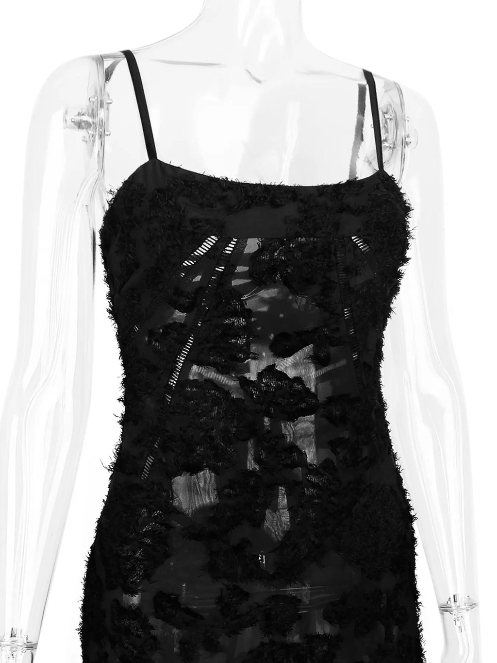 Lace Spaghetti Strap Maxi Dress - TrendNest