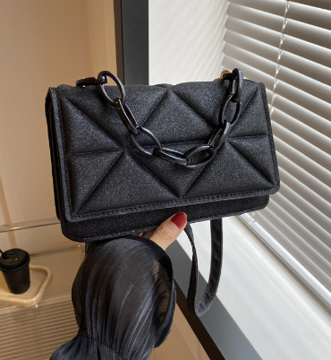 Women's Fashion Diamond One Shoulder Messenger Bag