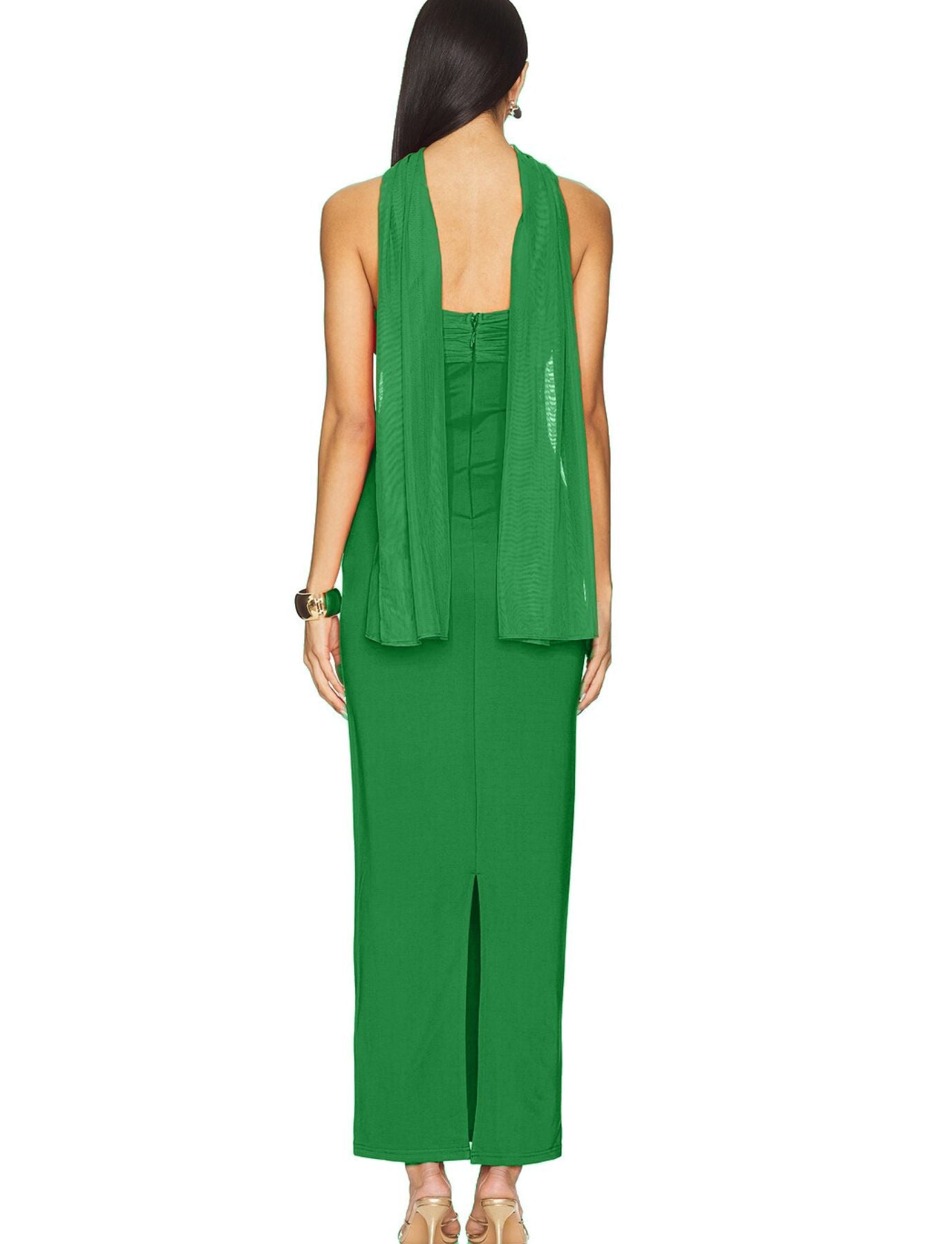 Ruched Tube Maxi Dress - TrendNest