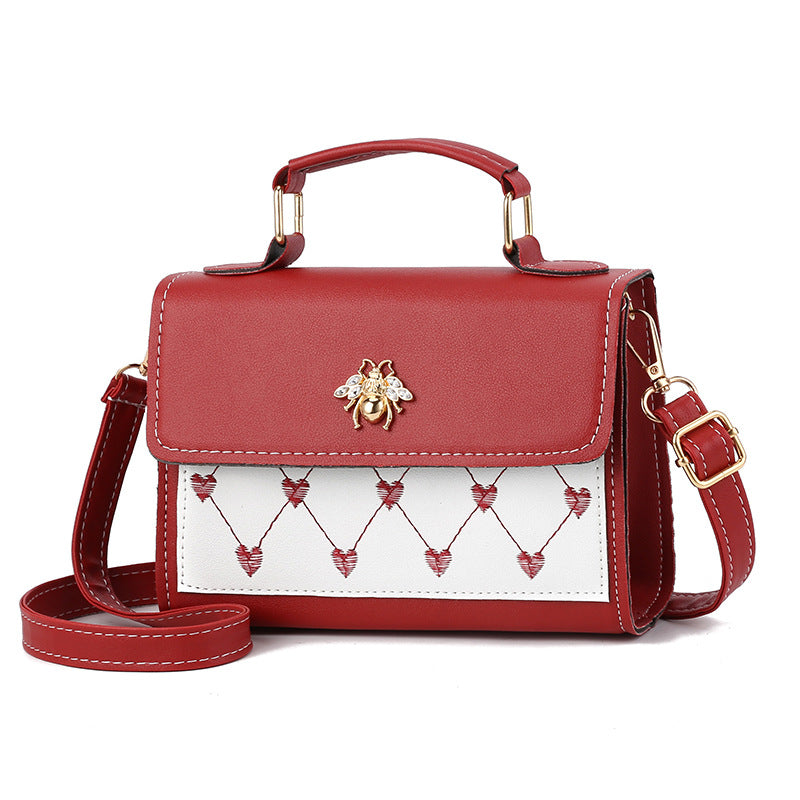 Women's Bee Messenger Shoulder Bag - Trendy Design