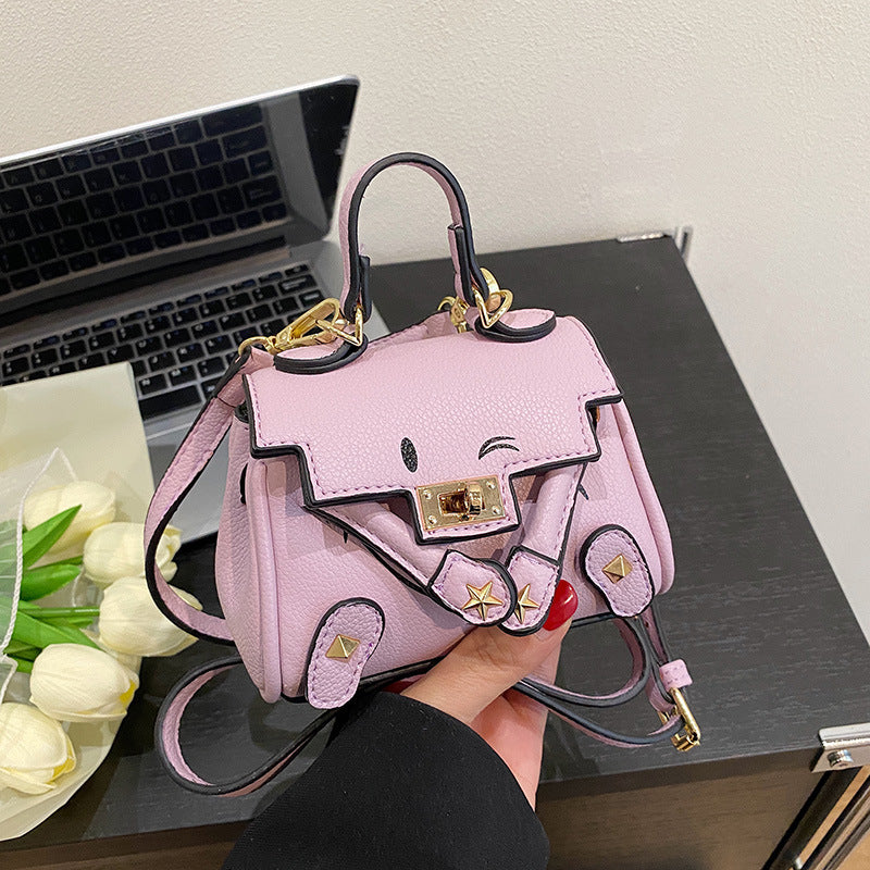 Cute Small Square Women's Messenger Bag - Fashionable Design
