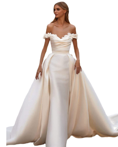Women's Fashionable Removable Trailing Prom Dress